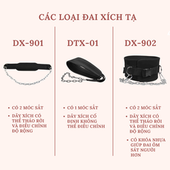 Đai Lưng Đeo Tạ Có Xích DX-902