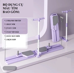 Bộ Dụng Cụ Pilates Tập Thể Dục Đa Năng Giúp Bụng Săn Chắc , Thon Gọn  , Đốt Calo Hiệu Quả Tại Nhà - PLT1