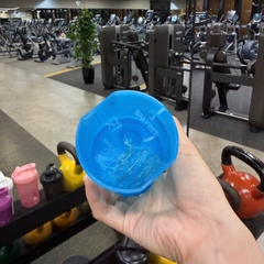 Bình Lắc Thể Thao DAT SPORT 450ml - Nhựa PP5 - Chia Vạch Nước - Tặng Kèm Con Lắc Lò Xo DSP01