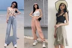Áo croptop và quần ống rộng: cặp đôi quyền lực mùa hè