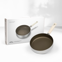 Chảo rán siêu chống dính Titanium Aura, size 26 cm, thành đứng