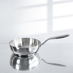 Chảo inox 316 đúc liền khối, sâu lòng, size 28cm