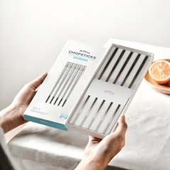 Đũa 5 đôi, Inox 316L siêu bền và an toàn