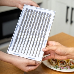 Đũa 10 đôi, Inox 316L siêu bền và an toàn