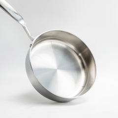 Chảo inox 316 liền khối, thành đứng, size 20cm