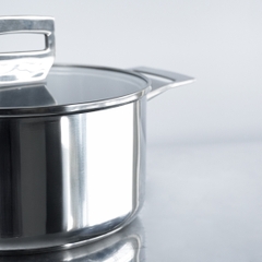 Nồi inox 316 đúc nguyên khối, size 22cm