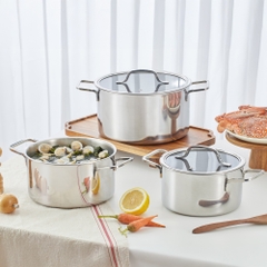 Bộ nồi hàng không, Inox đúc liền khối - INCHEON