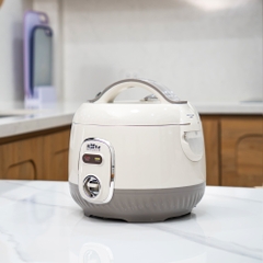 Nồi cơm cơ Hàn Quốc 1.2L, lòng nồi siêu nặng, mâm nhiệt vòng cung