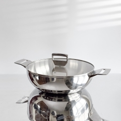 Nồi lẩu inox 316 đúc liền khối, size 26cm