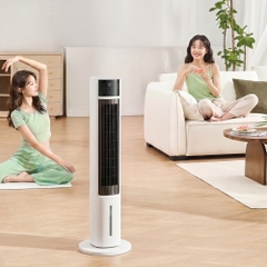 Máy làm mát không khí bằng hơi nước có Ion âm, thiết kế dạng quạt tháp