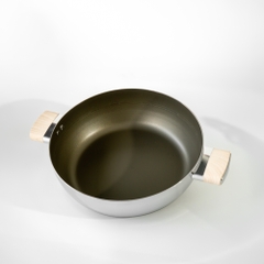 Nồi lẩu siêu chống dính Titanium Aura, size 30 cm, 2 quai