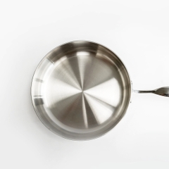 Chảo inox 316 liền khối, thành đứng, size 26cm