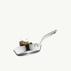 Chảo inox 316 liền khối, cạn lòng, size 20cm