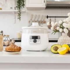 Nồi nấu chậm lòng gốm dung tích 3L: kho cá, nấu cháo, hầm xương