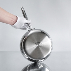 Chảo inox 316 đúc liền khối, sâu lòng, size 20cm