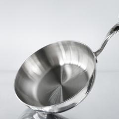 Chảo inox 316 đúc liền khối, sâu lòng, size 26cm