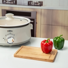 Thớt/Khay Haatz Gold Wood làm từ gỗ tự nhiên, kiểu dáng chữ nhật