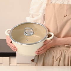 Nồi nhỏ chống dính phủ gốm, size 20cm