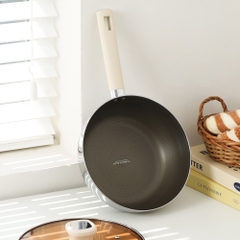 Chảo siêu chống dính Titanium Aura, size 24 cm, sâu lòng