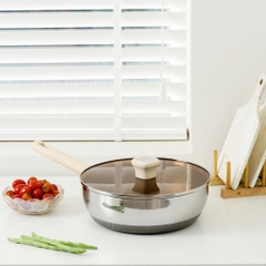 Chảo siêu chống dính Titanium Aura, size 26 cm, sâu lòng