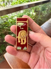 Dunhill chính hãng men đỏ makie sư tử