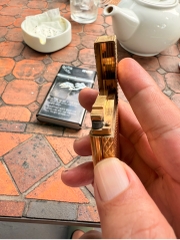 St dupont l2 phom cao bọc vàng vân đẹp
