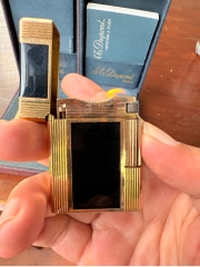 St dupont l1 một bộ phom cao và thấp men đen