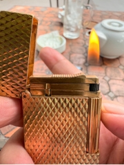 St dupont l2 phom cao bọc vàng vân đẹp