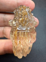 MẶT DÂY LONG QUY  TÓC NÂU