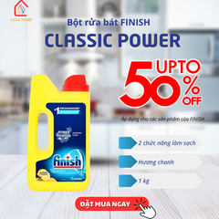 Bột rửa bát Finish 1kg