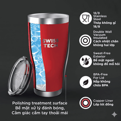 Ly / Cốc giữ nhiệt SWISS TECH TUMBLER 600ml