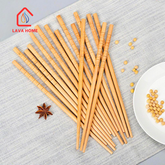 Đũa Tre Tự Nhiên Đốt Trúc - Hộp 10 Đôi