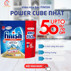 Viên Finish Power cube nhật túi 150 viên