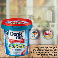 Bột Tẩy Trắng Quần Áo Denkmit Oxi Power 750G - White