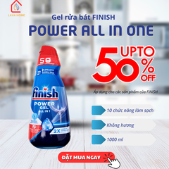 Gel rửa bát Finish Powrer 1 lít