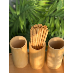 Ống Đựng Đũa Thìa Muỗng Bằng Tre Tự Nhiên