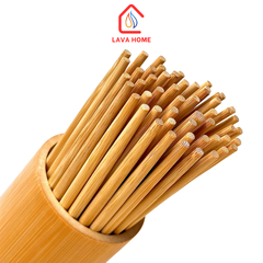 Đũa Tre Trơn Mộc Tự Nhiên 24cm Kháng Khuẩn An Toàn Hộp 10 Đôi