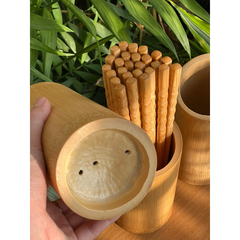 Ống Đựng Đũa Thìa Muỗng Bằng Tre Tự Nhiên