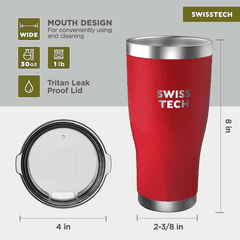 Ly / Cốc giữ nhiệt SWISS TECH TUMBLER 900 ml