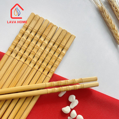Đũa Tre Tự Nhiên Đốt Trúc - Hộp 10 Đôi
