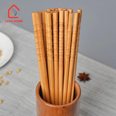 Đũa Tre Tự Nhiên Đốt Trúc - Hộp 10 Đôi