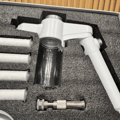 Bộ Vòi Hoa Sen Tăng Áp & Vòi Xịt Vệ Sinh POLOUSASP Devil Supercharged Gun, lọc cặn canxi