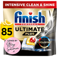 Viên rửa bát Finish Ultimate Plus túi 85 viên hương chanh