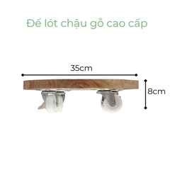 Đế lót để chậu cây có bánh xe cao cấp