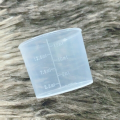 Cốc chia vạch 15ml nhựa PP trong suốt