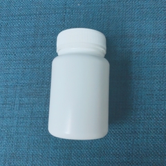 Hũ nhựa PP 60ml màu trắng sứ có nút chống tràn