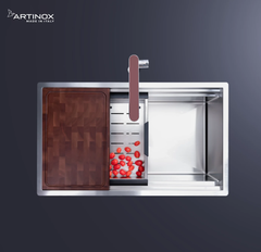 CHẬU RỬA BÁT 1 HỐ ARTINOX TITANIUM NA885U