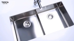CHẬU RỬA BÁT 2 HỐ NOBINOX TASCA ICON NT642U