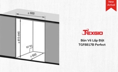 Texgio Dishwasher TGF 8817B Perfect - Tặng bếp từ đôi