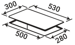 Bếp Domino Điện KAFF KF-330DC